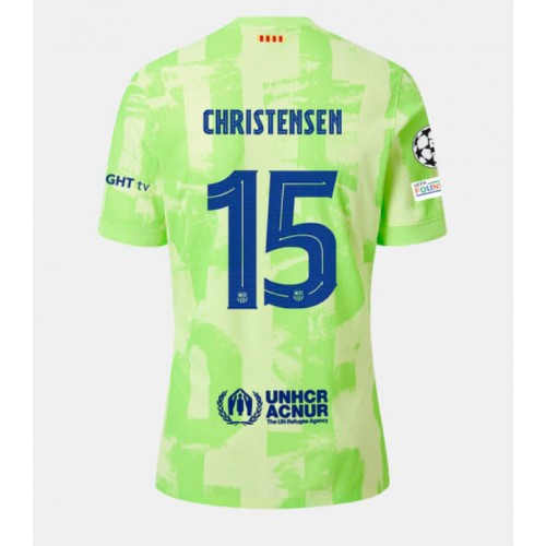 Fotballdrakt Herre Barcelona Andreas Christensen #15 Tredjedrakt 2024-25 Kortermet